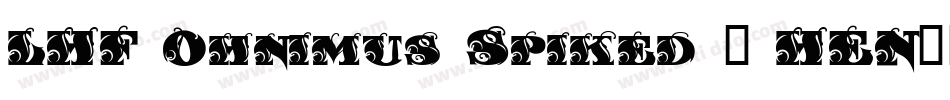 LHF Ohnimus Spiked - HEN字体转换
